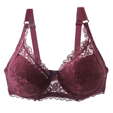 FNFYFH Sexy Push-up Bras for Women 2025 Padded Full-coverage Underwire Bra Comfort Seamless Lace ...