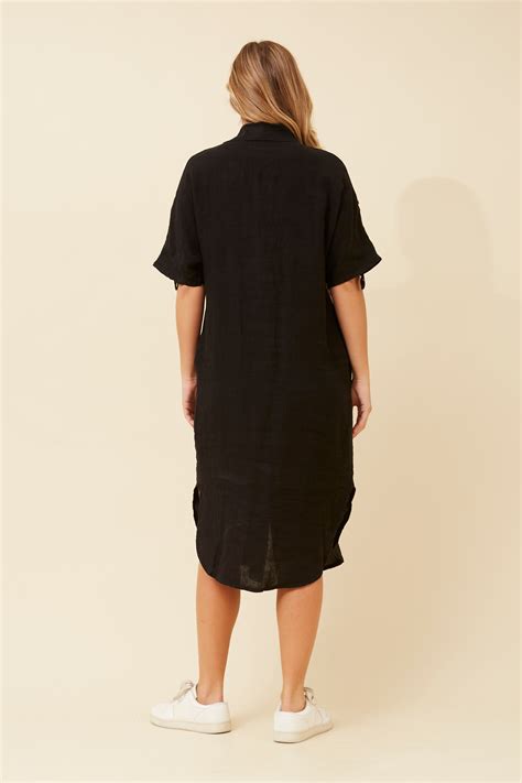 Hazelina linen shirt dress & Buy Online & Femme Connection