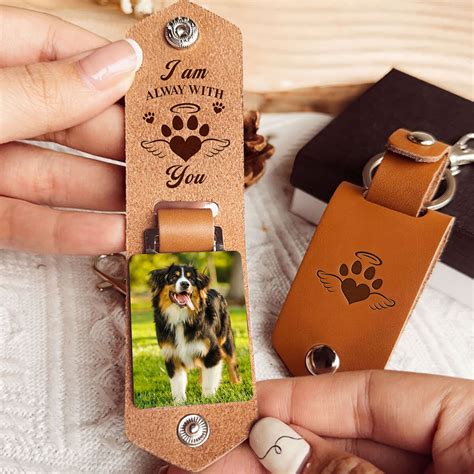 Dog Lover Gifts - I am alway with you - Gift For Him, Men, Leather ...