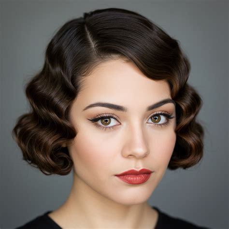 Birthday Hairstyles: Retro Finger Waves for a Chic Look | Haar, Make up