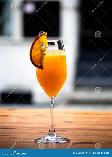 Mimosa With Prosecco And Colorful Cocktails And Drinks In Different ...