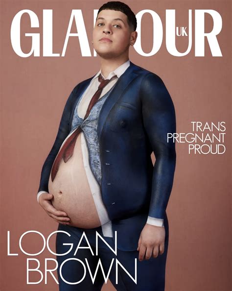 Pregnant trans man proudly poses for the cover of Glamour UK