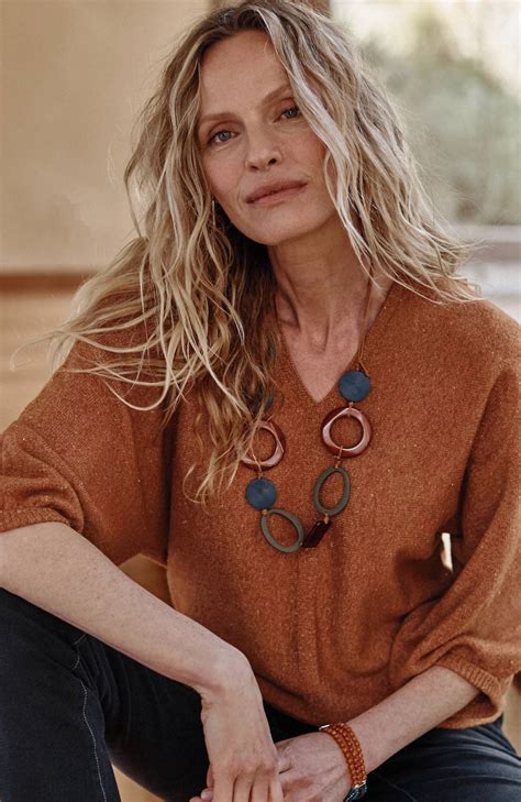 Jjill J.jill Pure Jill Tweed Double-v Sweater In Copper Brown Multi ...