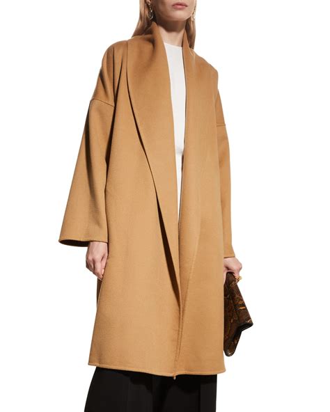 Vince Long Belted Wool-Cashmere Coat | Neiman Marcus