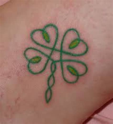 Four Leaf Clover Tattoo Designs And Meanings; Four Leaf Clover Tattoo ...