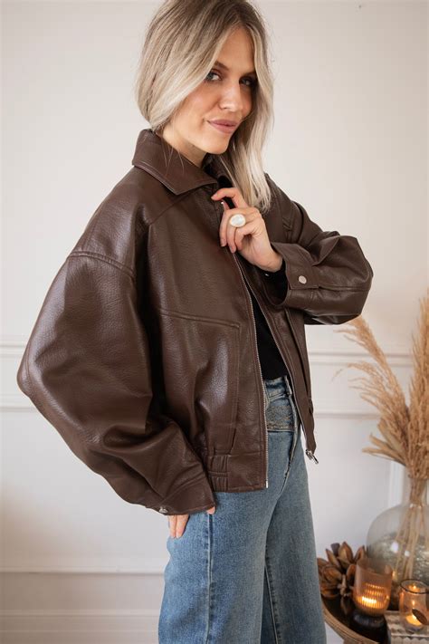 Blair Bomber Brown - Jacket - ellemilla