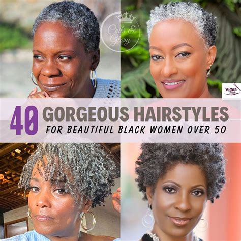 40+ Hairstyles for Gorgeous Black Women Over 50 - Coils and Glory