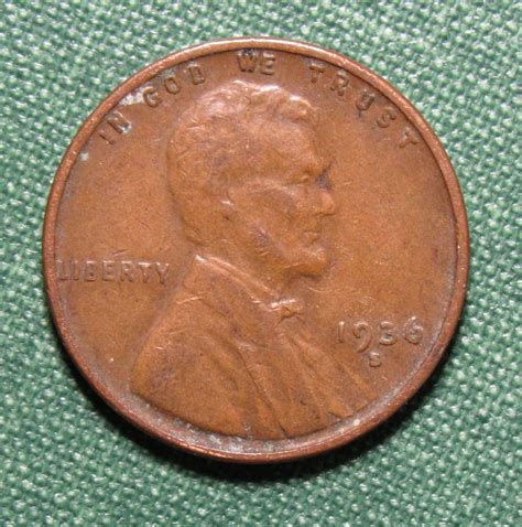 1936 S Wheat Back Lincoln Cent - For Sale, Buy Now Online - Item #824777