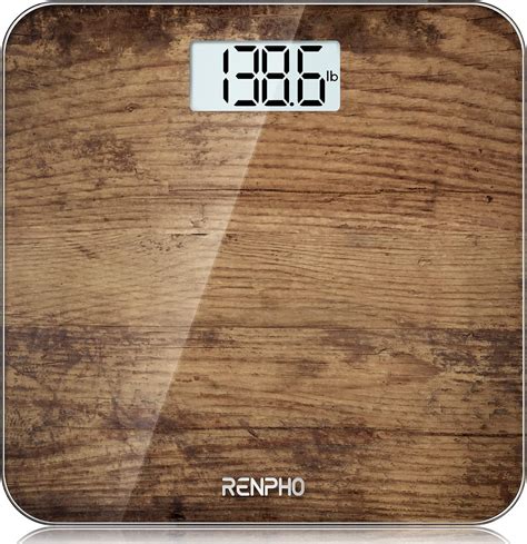 RENPHO Digital Bathroom Scales for Body Weight, Weighing Scale Electronic Bath Scales with High ...