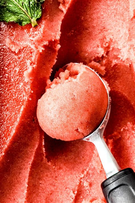 Easy Strawberry Lemonade Sorbet (Gluten-Free, Vegan) - Dish by Dish