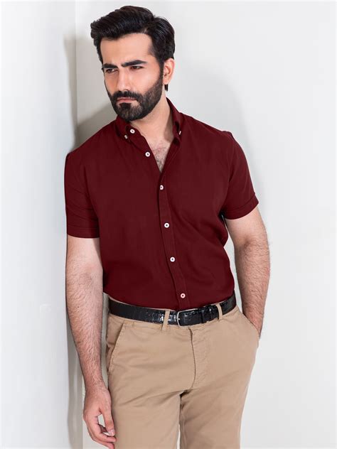 Mens Dress Shirts Half Sleeve at James Ivery blog