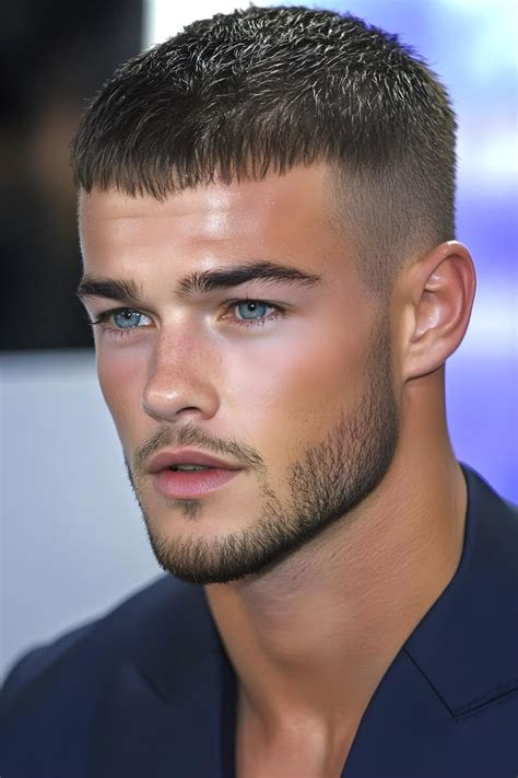 Very Short Hair Men
