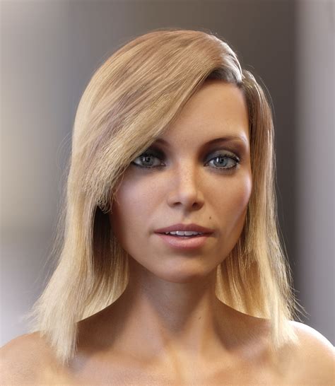Skye Hair for Genesis 3 and 8 Females 3D Figure Assets PhilW