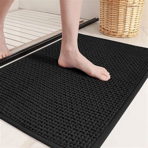 Amazon.com: Color&Geometry Standard Sized Bathroom Rugs Upgraded Denser ...