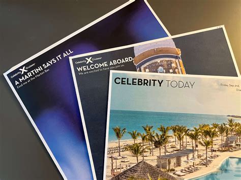 Daily Activities Schedule Celebrity Cruises PDF's / Celebrity Today 7 Night Caribbean Cruise ...