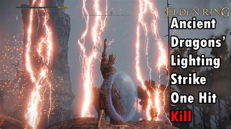 Ancient Dragons Lightning Strike Incantation One Shot Defeat #Eldenring ...
