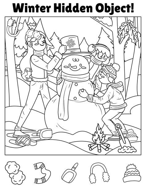 Hidden Object Printable Puzzles - Printable Calendars AT A GLANCE