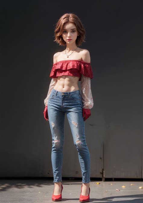 Beautiful skinny girl in tight | image created by AI Girls | Tensor.Art