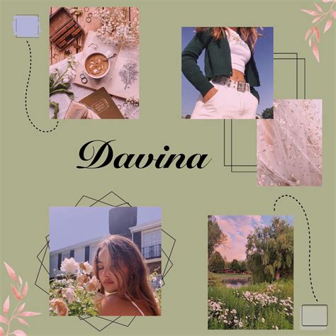 Davina // name aesthetic | Aesthetic, Polaroid film, Davina