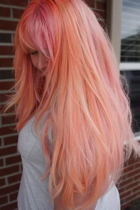 25+ Cute Peach Hair Colors You Have To See Now - Flo's Blog