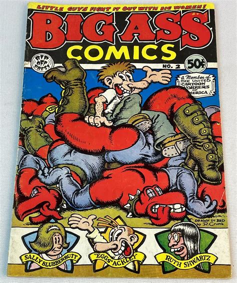 Lot - Vintage Aug. 1971 Big Ass Comics No. 2 Rip Off Press .50 Cent ...
