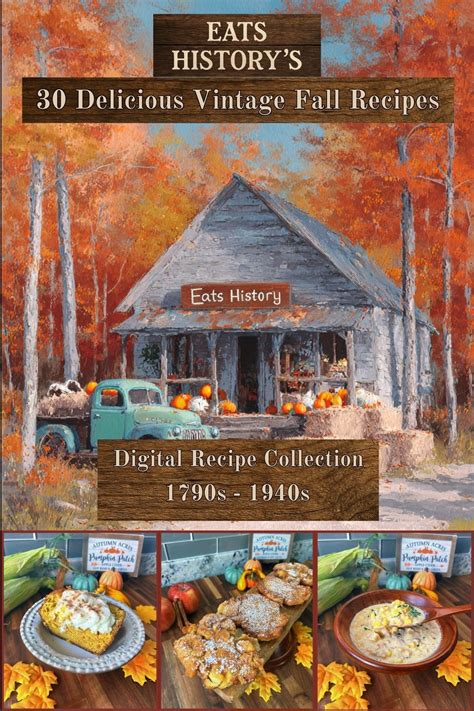 30 Delicious Vintage Fall Recipes | Eats History Shop