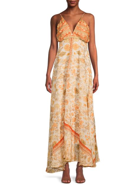 70/21 Boho Floral Maxi Dress on SALE | Saks OFF 5TH