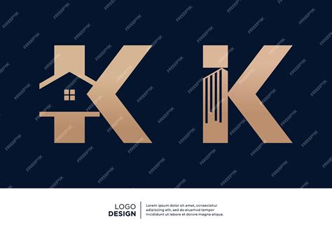 Premium Vector | Collection of building architect letter K logo designs
