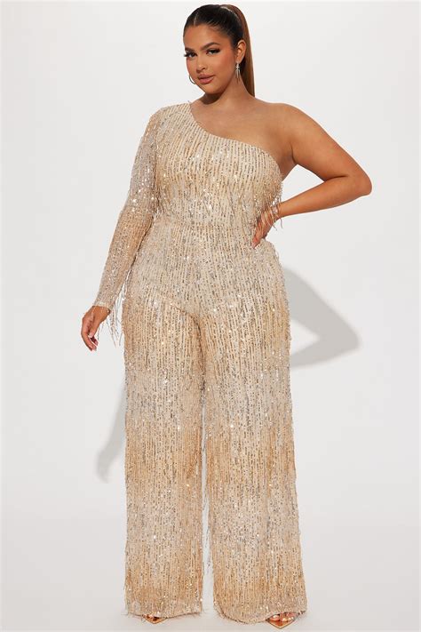 Plus Size Sequin Jumpsuits for Women | Fashion Nova