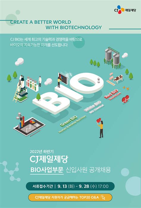 CJ제일제당(BIO) 채용공고 - 신입사원 공개채용 | 자소서 문항, 지원자 스펙 분석까지
