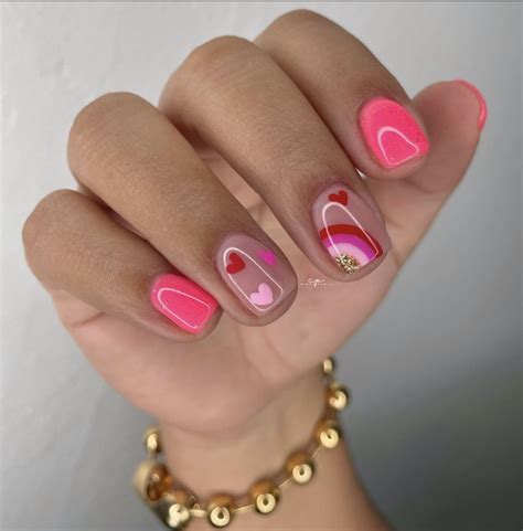 Pin by Chasity Guy on Nails in 2025 | February nails, Heart nails ...