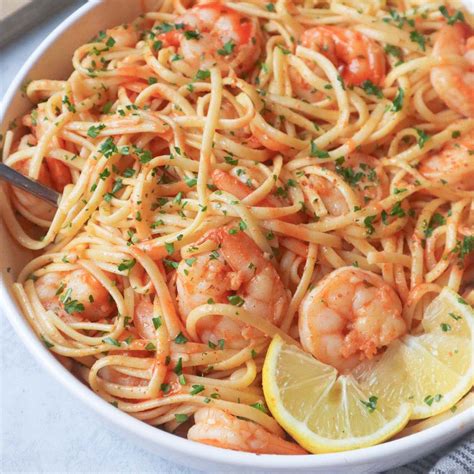 Cajun Shrimp Scampi with Linguine - Bless This Meal