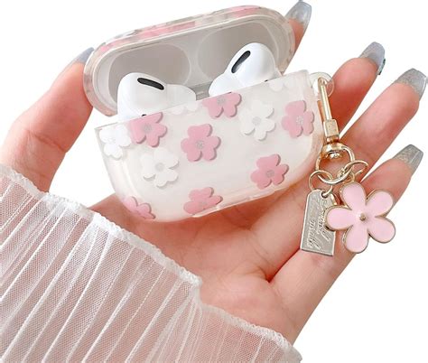Compatible with Airpods pro 2 Clear Case,Cute Cartoon Flower Pattern ...