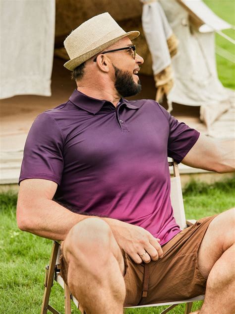 Hardaddy Moisture-wicking Golf Polo Gradient Color | hardaddy