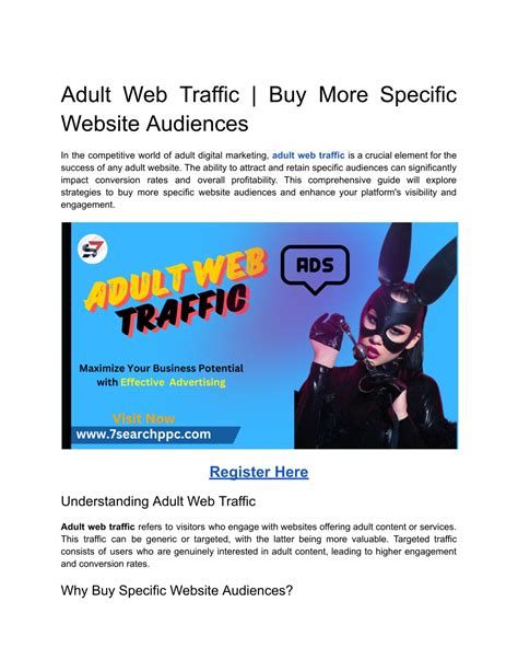 PPT - Adult Ads Network _ Adult Site Ads _ Adult Web Traffic PowerPoint ...