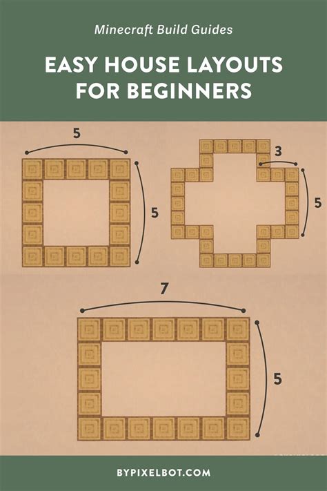Minecraft House Blueprints Step By Step