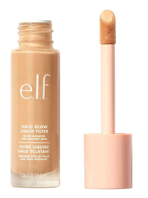 e.l.f. Halo Glow Liquid Filter, Illuminating Liquid Glow Booster For A ...