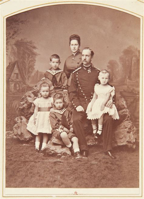 Unknown Person - King George I of the Hellenes and Queen Olga with four ...