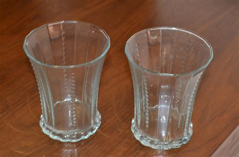 Set 12 Blown Bubble Glass Mid-Century Modern Drinking Glasses Glassware ...