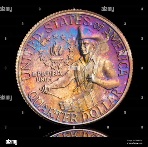 Quarter dollar coin commemorating the 200th Anniversary of the The ...