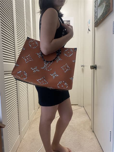 Louis Vuitton limited edition On-The-Go GM Giant Jungle Black Brown | eBay