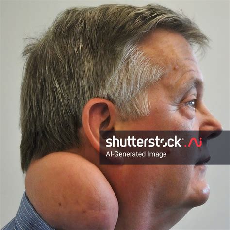 Man Large Lump On Right Side AI-generated image 2469898601 | Shutterstock
