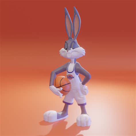 STL file Bugs Bunny Space Jam print・3D print design to download・Cults