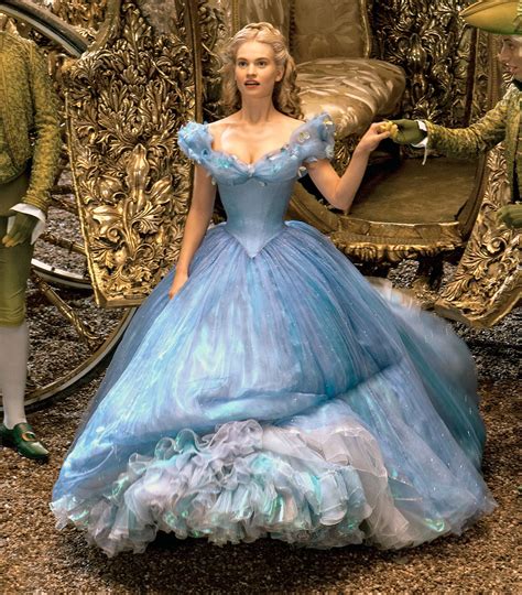 Cinderella's Dresses for Lily James: Details from the Costume Designer ...