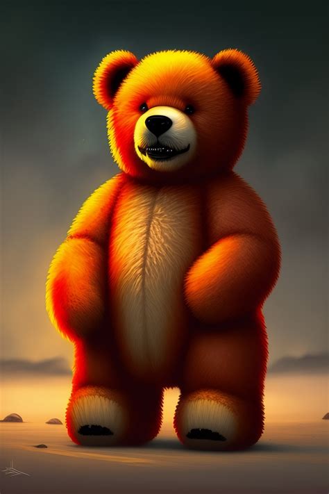 Lexica - Terrifying Evil teddy bear, horror story character art. scary ...