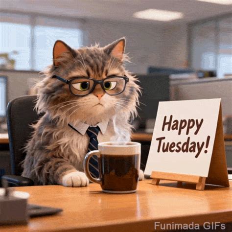 Good Morning Tuesday GIFs & Happy Tuesday Wishes | Funimada