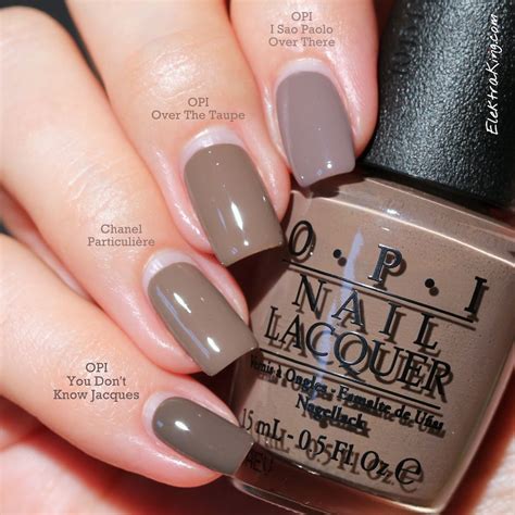 Opi You Dont Know Jacques Vs Over The Taupe
