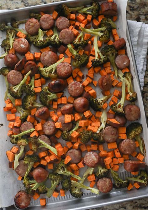 Sausage Sheet Pan Dinner - Lauren's Latest