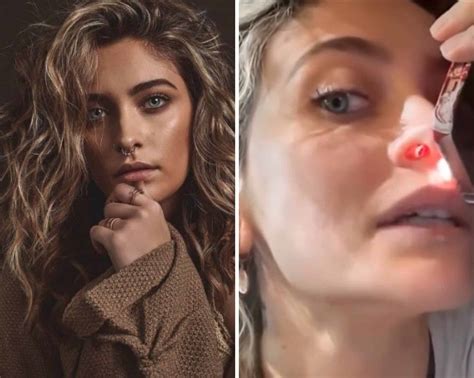 Paris Jackson Reveals Hole in her Nose From Past Drug Addiction - That ...