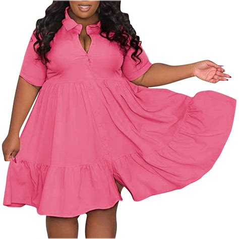 Plus Size Casual Dresses With Sleeves